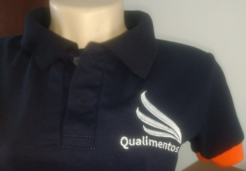 Camisa Polo Bordada com Logotipo Pacaembu - Camisetas Polo Feminina para Uniforme