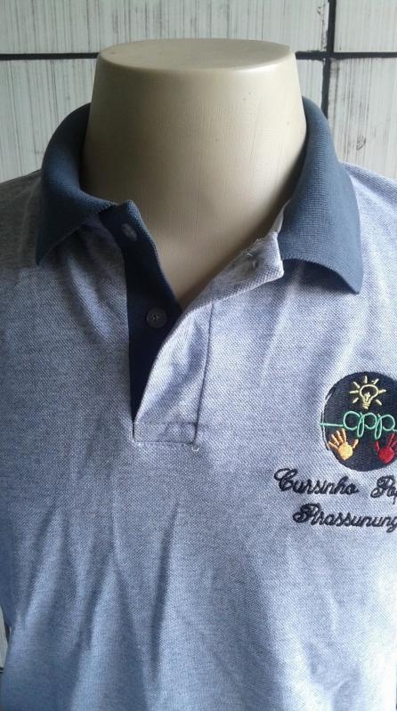 Camisa Polo Bordada para Empresas Preço Jabaquara - Camisa Polo Atacado