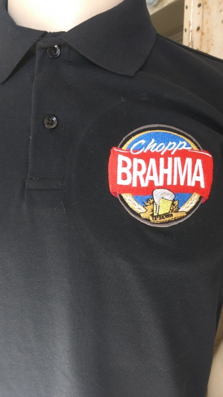 Camisa Polo com Bordado Personalizado Butantã - Camisetas Polo Promocional