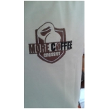 logotipo bordado na camisa valor Praça da Arvore