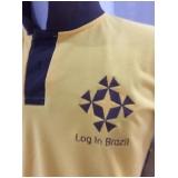 logotipo bordado na camisa Vila Sônia